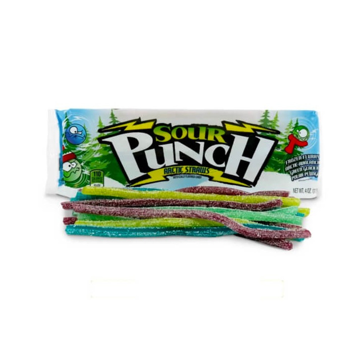 Sour Punch Arctic Straws