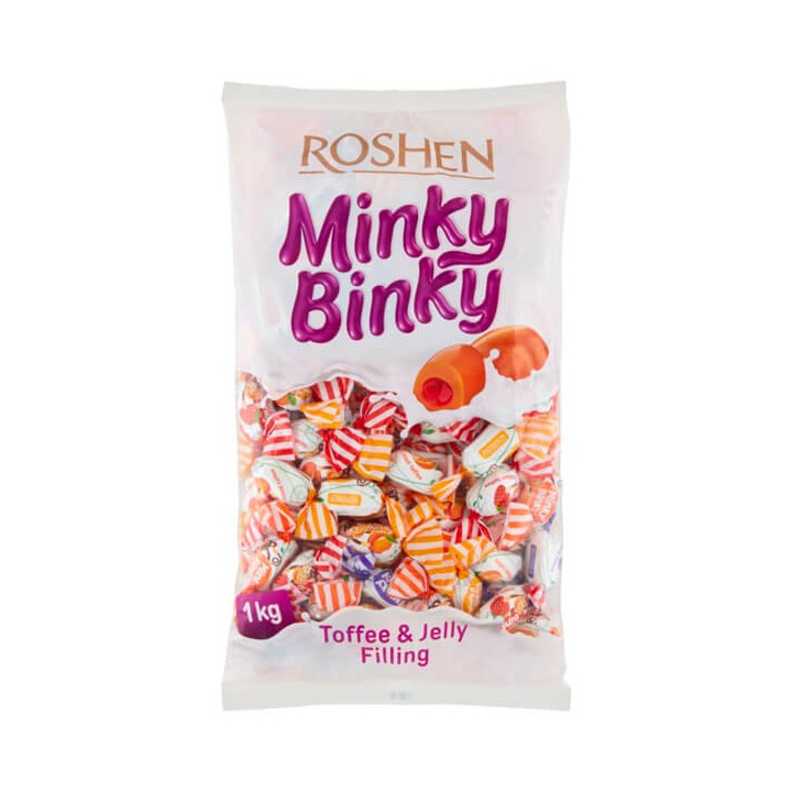 Roshen Minky Binky Toffee & Jelly Filling