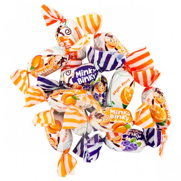 Roshen Minky Binky Toffee & Jelly Filling