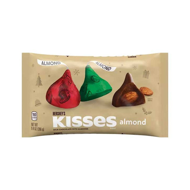 Hershey's Kisses Almonds Christmas Colours
