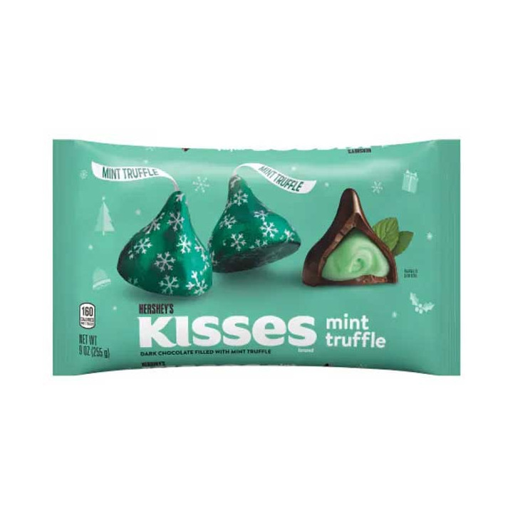 Hershey's Kisses Mint Truffle Dark Chocolate