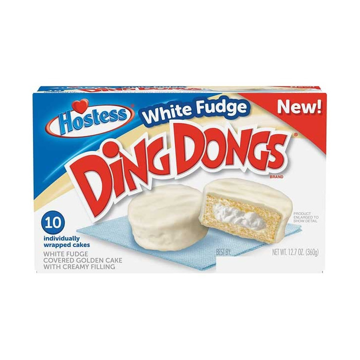 Hostess White Fudge Ding Dongs 36 g
