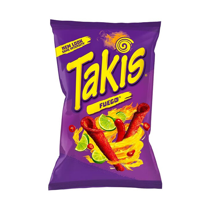 Takis Fuego Chilli And Lime Artificial Flavour