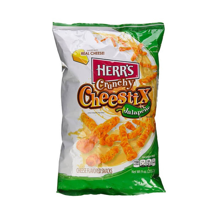 Herr's Crunchy Cheestix Jalapeno