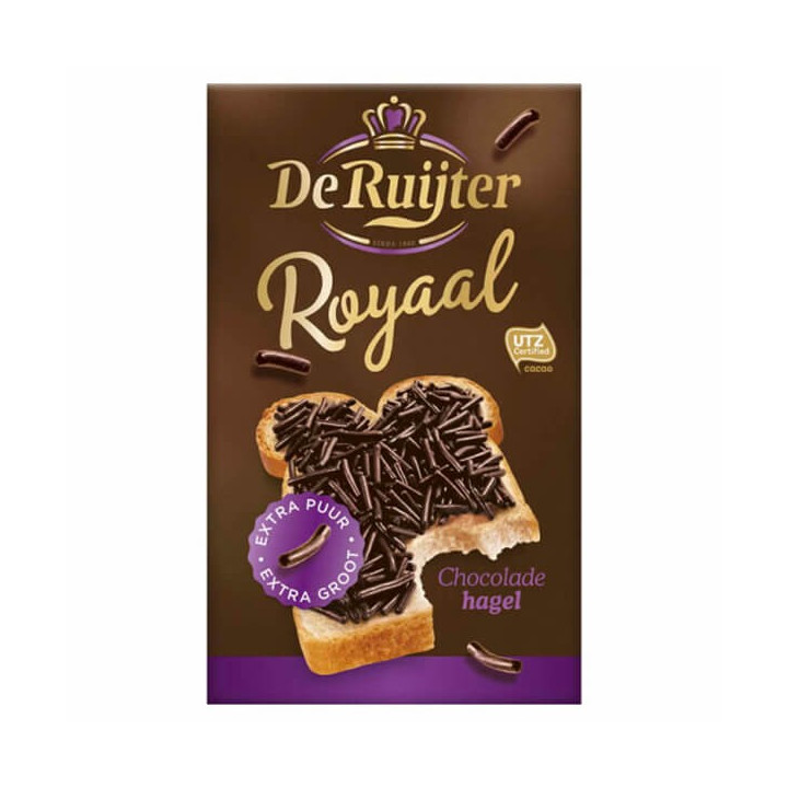 De Ruijter Hagelslag Extra Puur Chocolade hagel