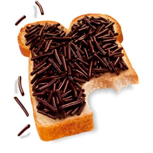 De Ruijter Hagelslag Extra Puur Chocolade hagel