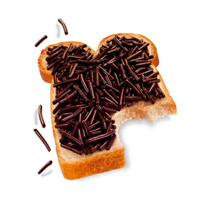 De Ruijter Hagelslag Extra Puur Chocolade hagel