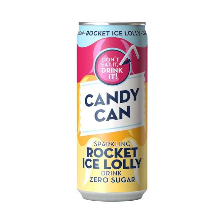 Candy Can Sparkling Rocket Ice Lolly Zero Sugar