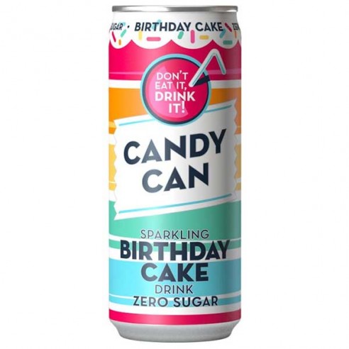 Candy Can Sparkling Birthday Cake Zero Sugar