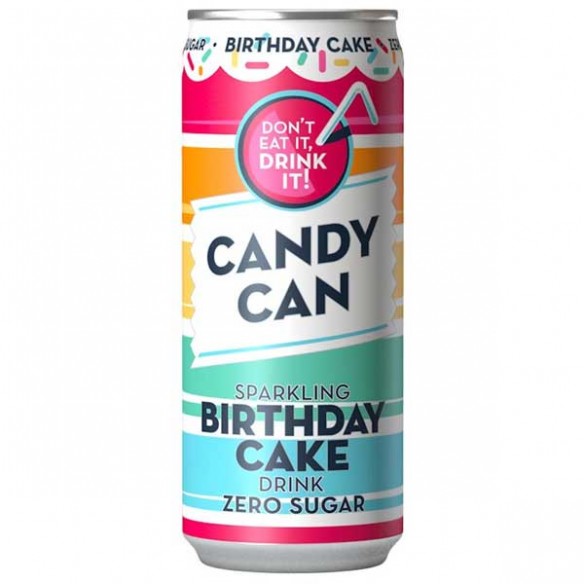 Candy Can Sparkling Birthday Cake Zero Sugar