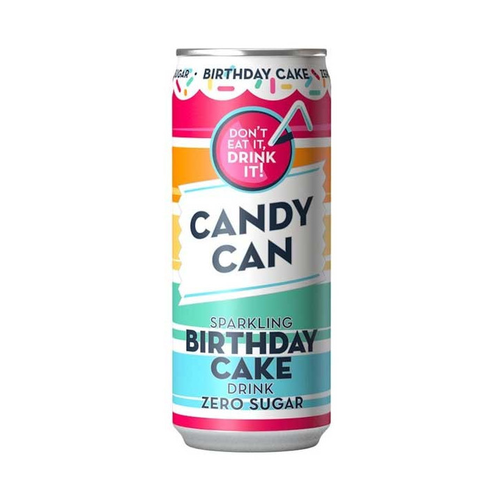 Candy Can Sparkling Birthday Cake Zero Sugar