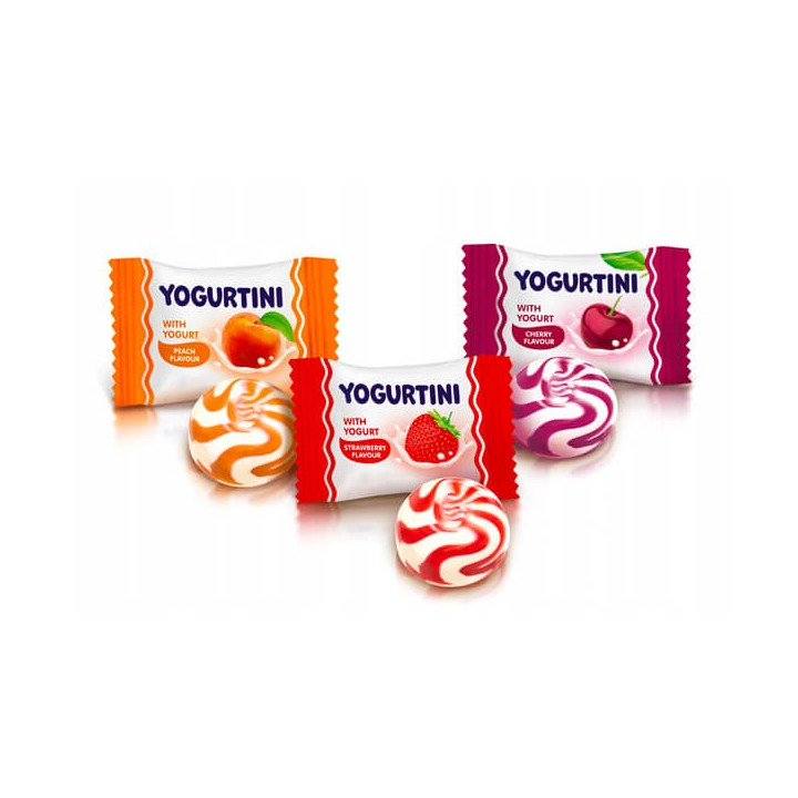 Roshen Yogurtini Yogurt & Fruit Flavours Hard Candies