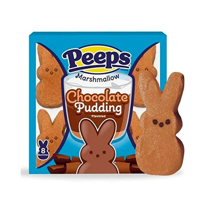 Peeps Chocolate Pudding Bunnies