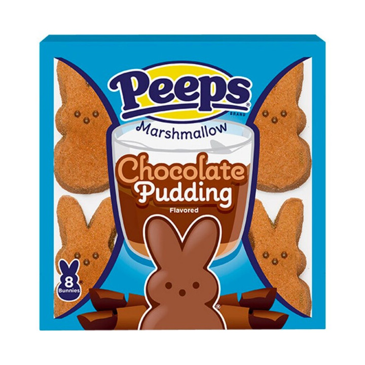 Peeps Chocolate Pudding Bunnies