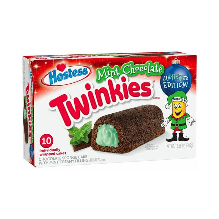 Hostess Twinkies Mint Chocolate Sponge Cake