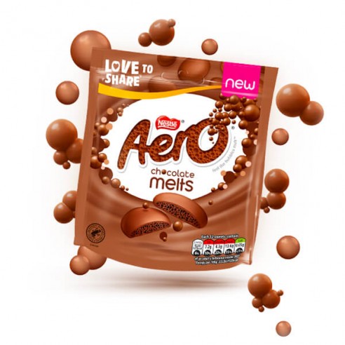 Aero Melts Milk Chocolate Sharing Bag