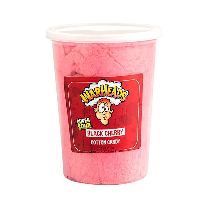 Warheads Black Cherry Cotton Candy