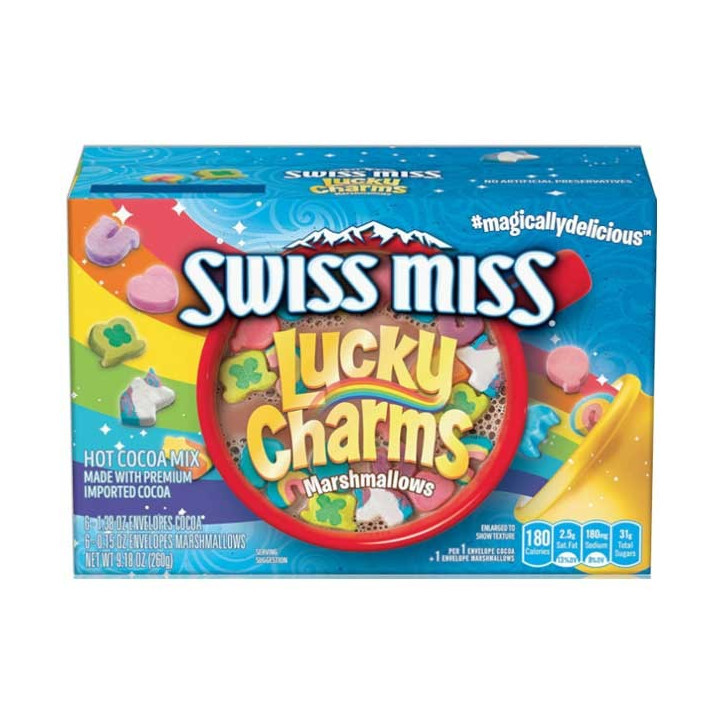 Swiss Miss Hot Cocoa Mix Lucky Charms Marshmallows