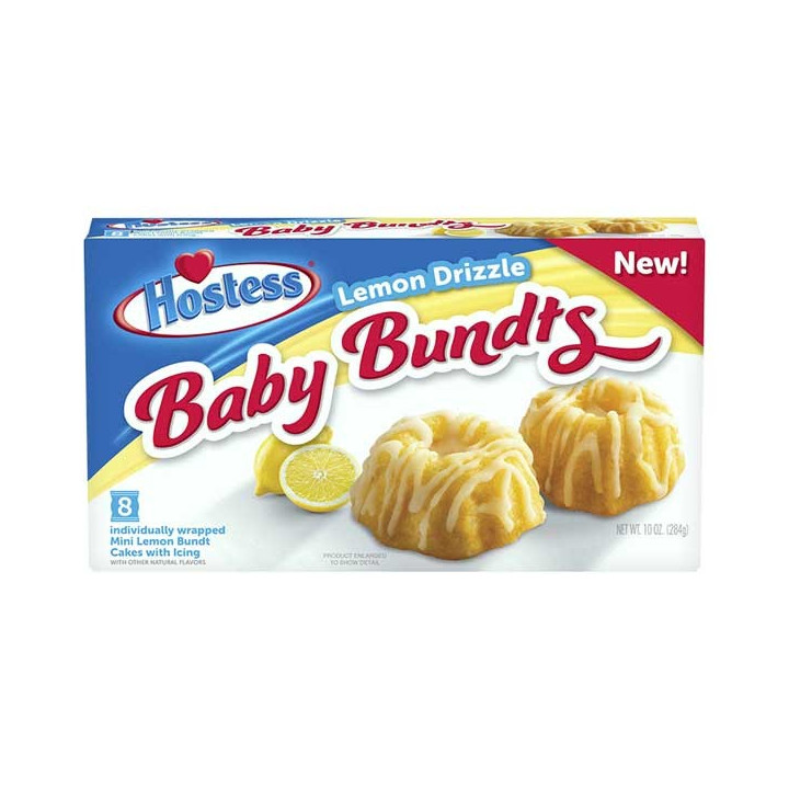 Hostess Baby Bundts Lemon Drizzle