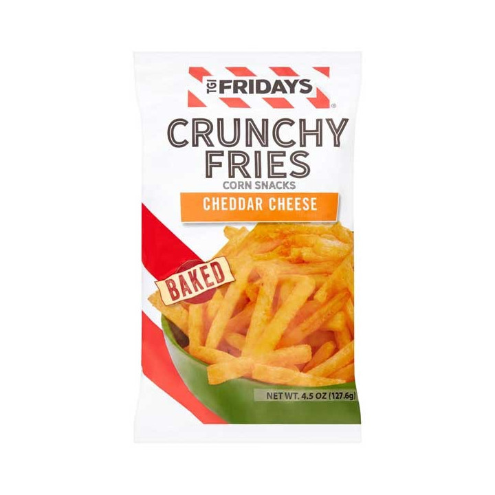 TGI Friday's Crunchy Fries Cheddar Cheese Corn Snacks