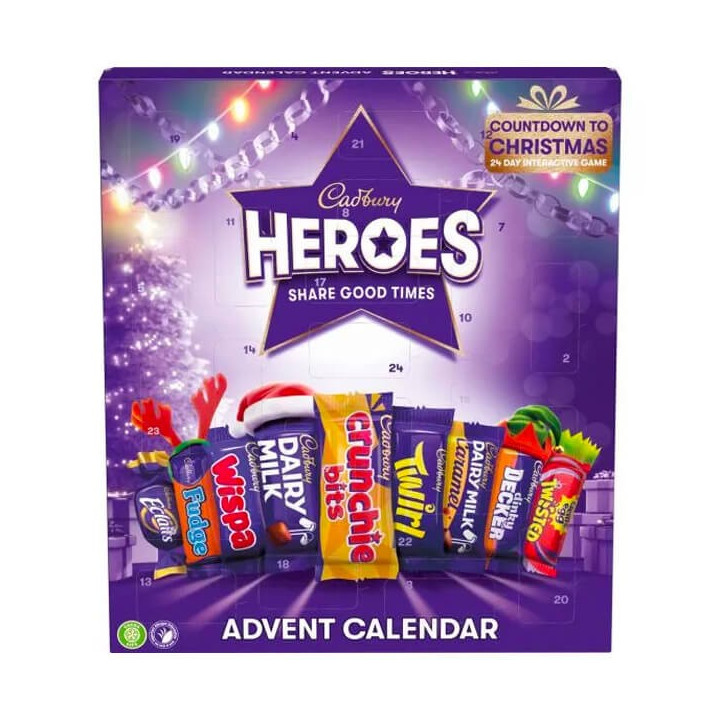 Cadbury Heroes Advent Calendar