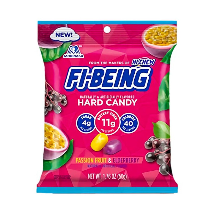 Hi-Chew FI-Being Passion Fruit & Elderberry Hard Candy