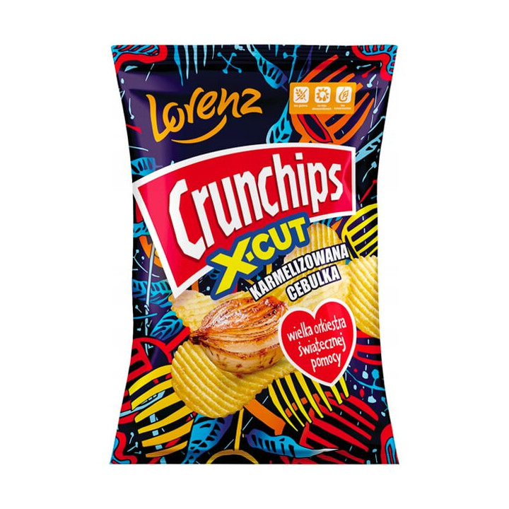 Crunchips X-Cut Karmelizowana Cebulka