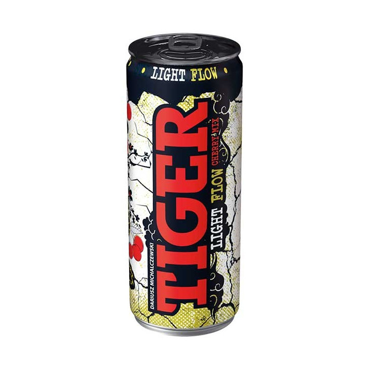TIGER Light Flow Cherry Mix Energy Drink