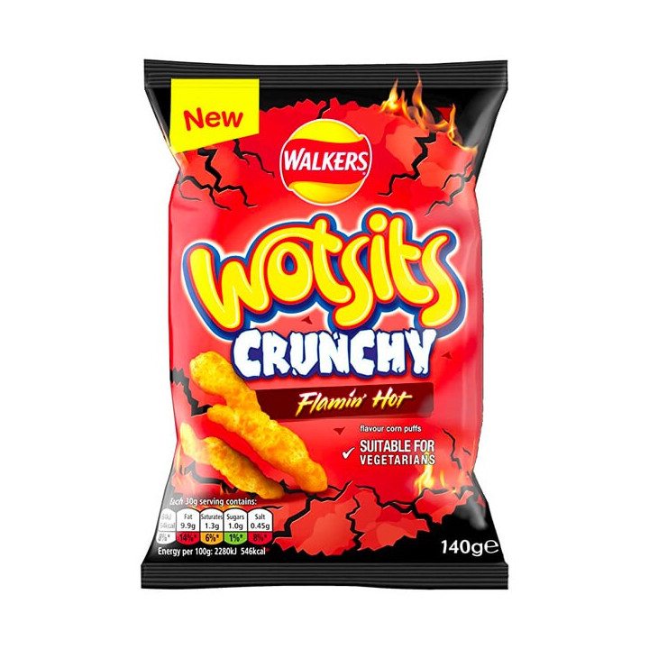 Walkers Wotsits Crunchy Flamin Hot