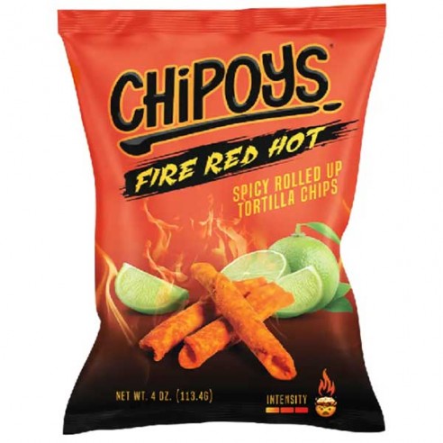 Chipoys Fire Red Hot Spicy Tortilla Chips