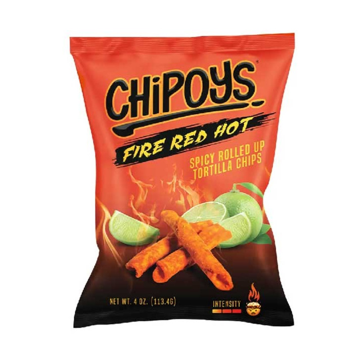 Chipoys Fire Red Hot Spicy Tortilla Chips