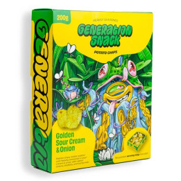 Generation Snack Golden Sour Cream & Onion Potato Chips