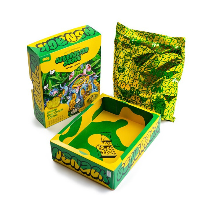 Generation Snack Golden Sour Cream & Onion Potato Chips
