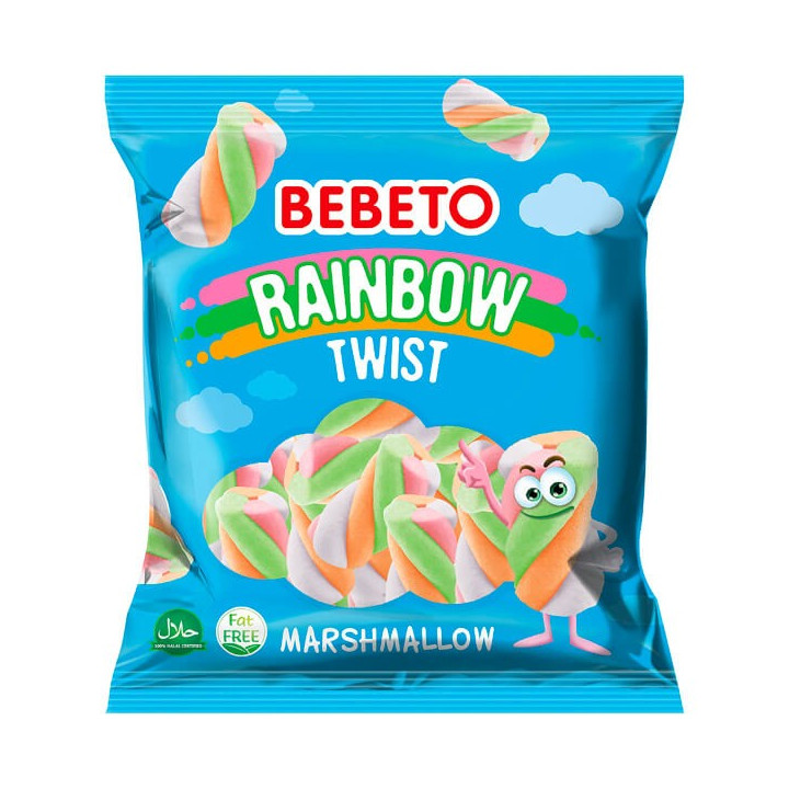 Bebeto Rainbow Twist Marshmallow