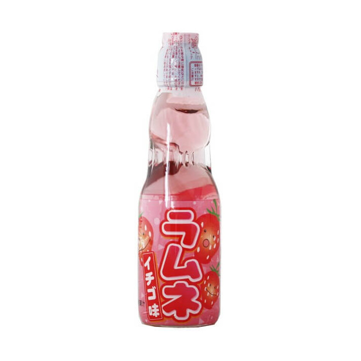 Hatakosen Strawberry Ramune Soda 200 ml