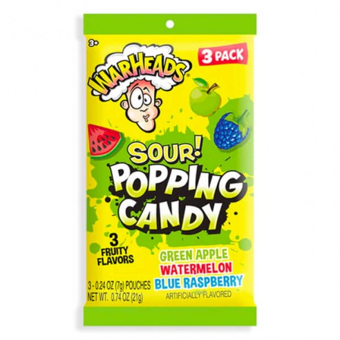 Warheads Sour Popping Candy