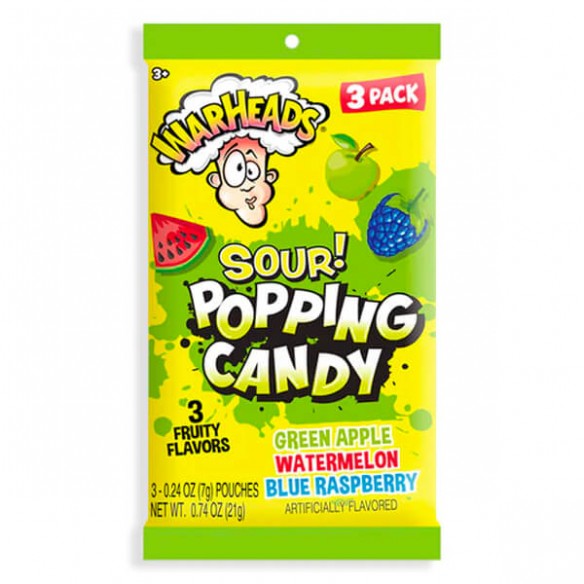 Warheads Sour Popping Candy
