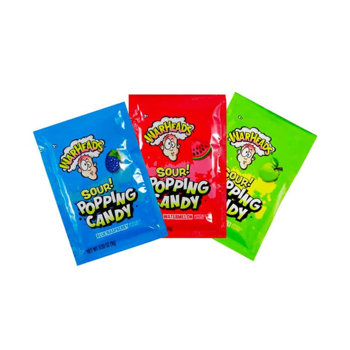 Warheads Sour Popping Candy