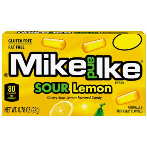 Mike and Ike Minis Sour Lemon
