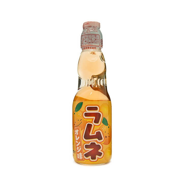 Hatakosen Orange Ramune Soda 200 ml