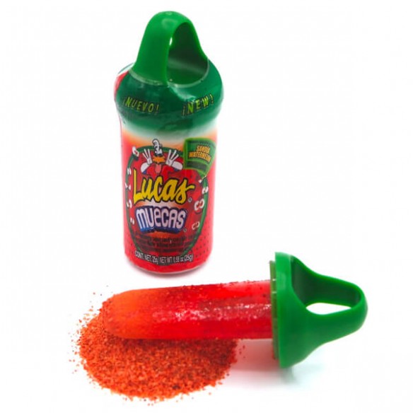 Lucas Muecas Watermelon Flavor Lollipop Chili Powder