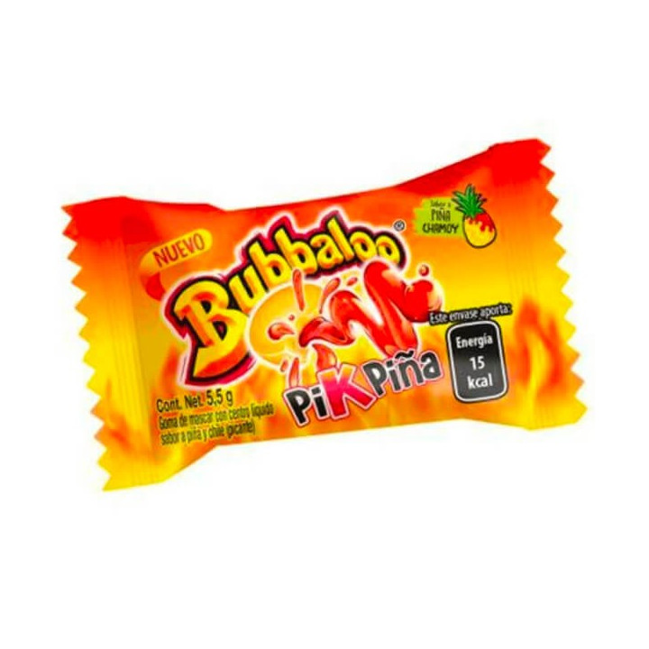 Bubbaloo Pika Pina Pineapple Chewing Gum