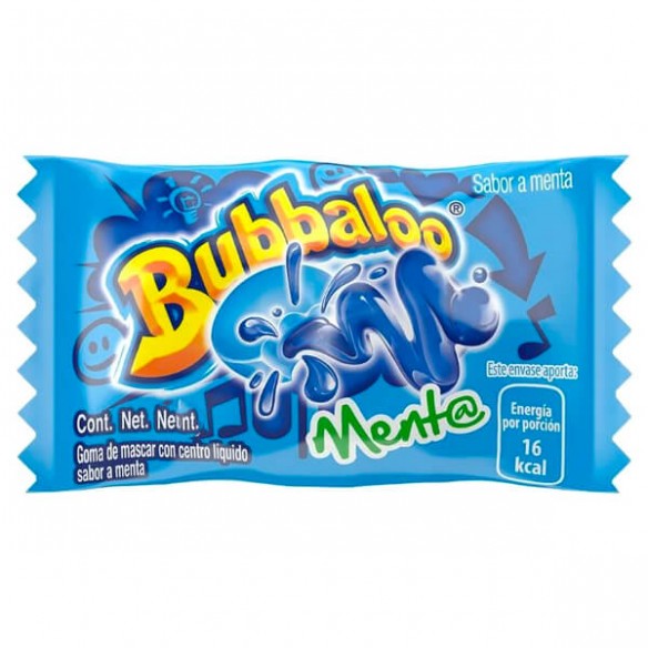 Bubbaloo Menta Mint Chewing Gum