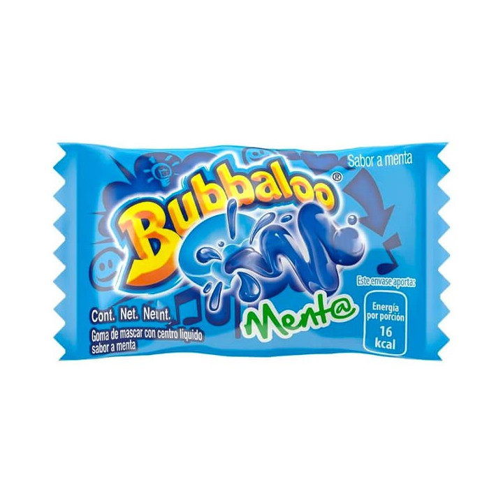 Bubbaloo Menta Mint Chewing Gum