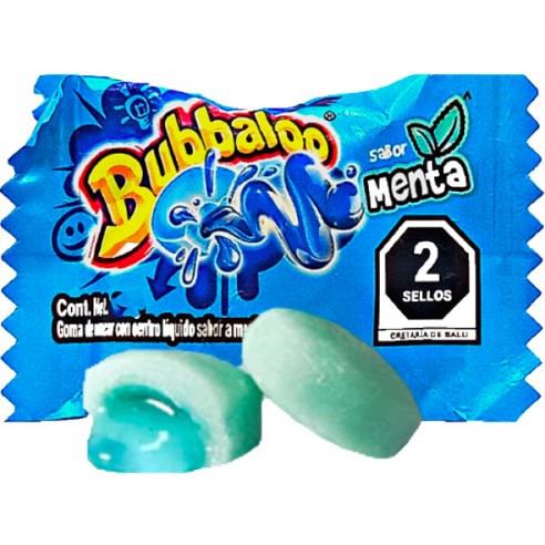 Bubbaloo Menta Mint Chewing Gum