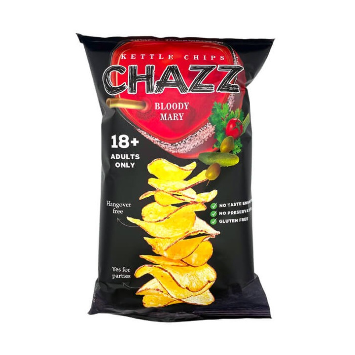 Chazz Kettle Chips Bloosy Mary 18+ Adults Only