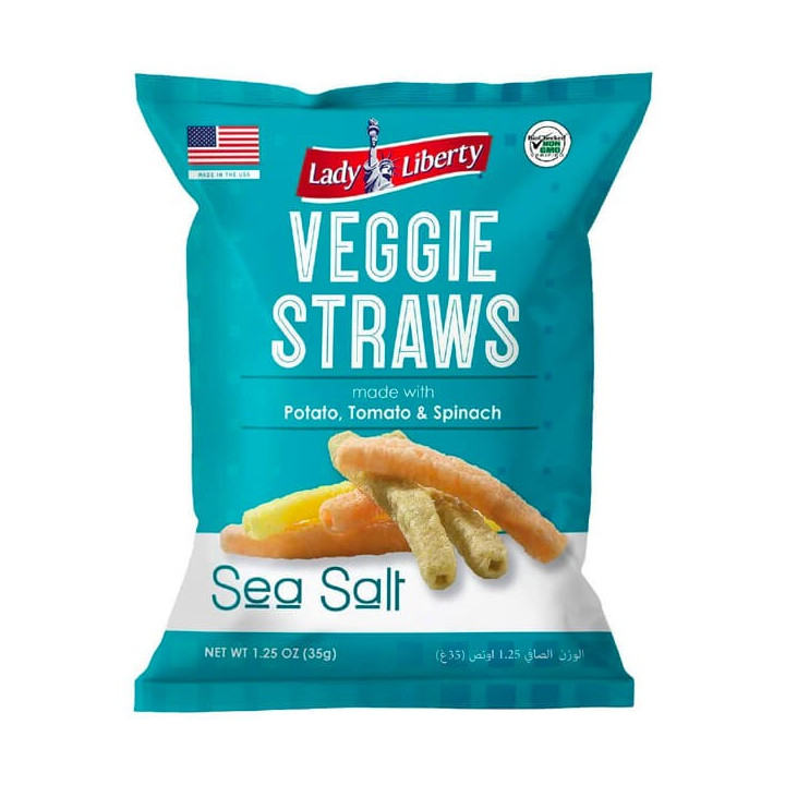 Lady Liberty Veggie Straws Sea Salt