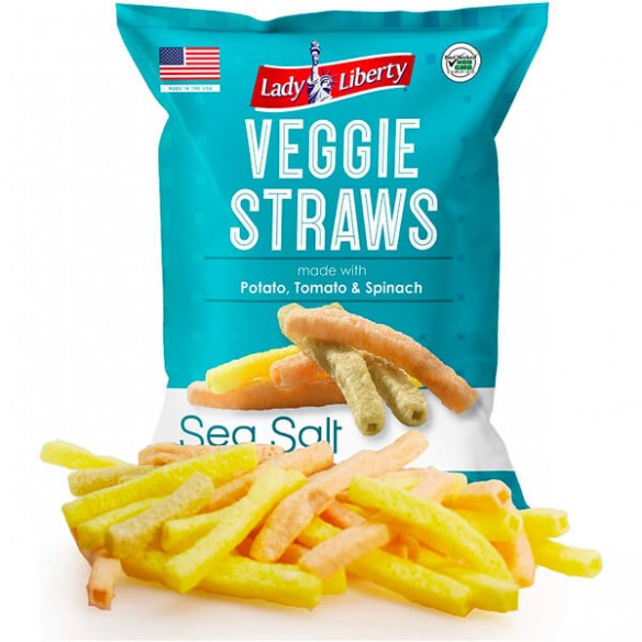 Lady Liberty Veggie Straws Sea Salt