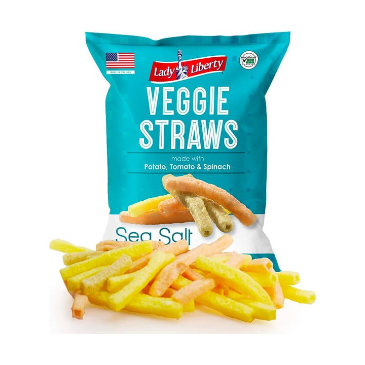 Lady Liberty Veggie Straws Sea Salt
