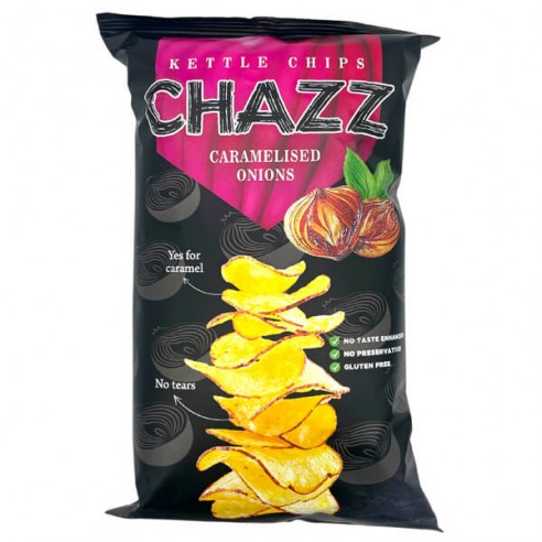 Chazz Kettle Chips Caramelised Onions